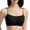 Black, variant on Women's Bra Wireless Seamless Solid Color No Underwire Comfort Bras for Everyday Wear Breathable Lift Enhancing T Shirt Lingerie