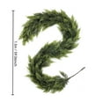 thumbnail image 4 of Soft Rubber Christmas Garland – Artificial Pine Needle Hanging Rattan for Door, Mantel, Staircase, Holiday Wreath or Indoor Decor, 5ft, 4 of 4