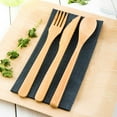 thumbnail image 3 of Natural Bamboo Cutlery Set - 8" x 1 1/2" x 1 1/4" - 100 count box, 3 of 3