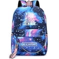 thumbnail image 1 of Blackpink Park Caiying Lisa misma mochila estudiante mochila versión coreana bolsa de carga Usb personalización, 1 of 2