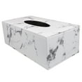 thumbnail image 1 of Servilletero, soporte para pañuelos de cuero, caja de pañuelos de mármol, soporte para pañuelos de coche, 1 ud., 1 of 4