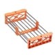 thumbnail image 5 of Estante de secado de platos de acero inoxidable extensible, cesta de drenaje telescópica sobre el organizador del fregadero para verduras, frutas y Naranja mayimx escurridor de platos en el fregadero, 5 of 9