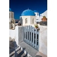 thumbnail image 2 of Delimont, Danita 17x24 White Modern Wood Framed Museum Art Print Titled - Santorini Sidewalk, 2 of 4