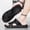 black, variant on Men Convertible Buckle Hollow Sport Sandals Massage Bubble Insole Thick Platform Outdoor Slippers