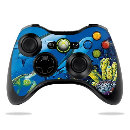 Vision Camera Xbox 360 Skin For Microsoft Xbox 360 Controller - Shark Buddies | MightySkins Protective, Durable, and Unique Vinyl Decal wrap cover | Easy To Apply, Remove, and Change Styles ()