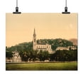 thumbnail image 2 of Print: Basilique From La Prairie, Lourdes, Pyrenees, France, circa 1890, 2 of 4
