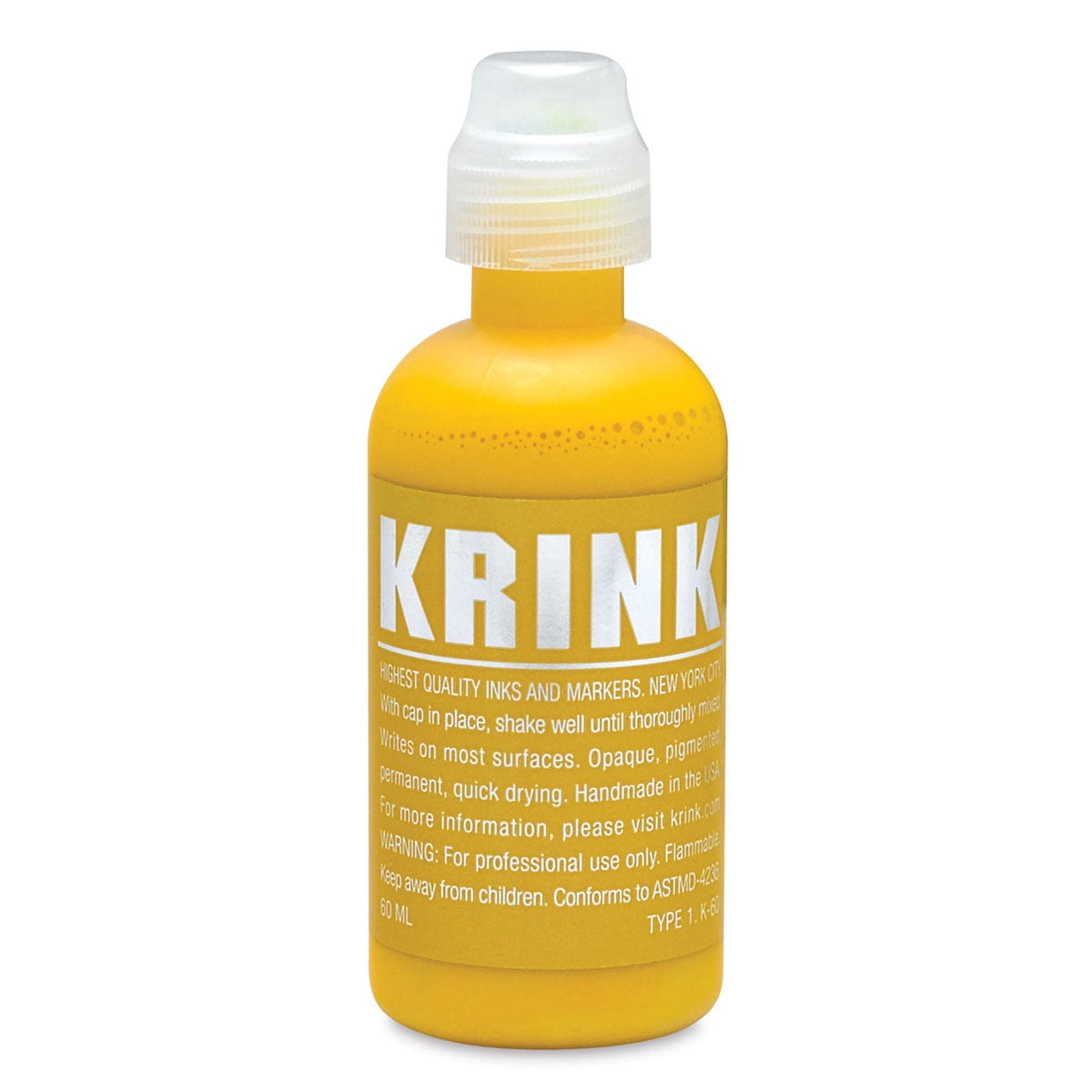 Krink K-60 Opaque Paint Marker, Yellow