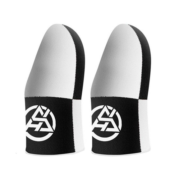 Thin Conductive Fiber Gaming Finger Sleeves Protectors Antislip Touch Displa Gloves For Precise Mobile Game Control 2pcs
