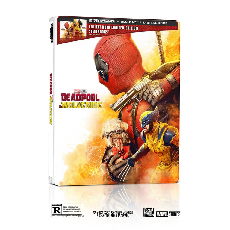 Deadpool & Wolverine - (Steelbook) (4K Ultra HD + Blu-ray + Deadpool & Wolverine - (Steelbook) (4K Ultra HD + Blu-ray +