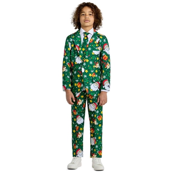 Suitmeister Boys' Suits BOYS Santa Elves Green - XL Green