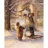 thumbnail image 1 of Cuadros Decorativos 5D bricolaje Navidad niños completo redondo taladro diamante pintura arte (5) Likrtyny embutido en tela, 1 of 8