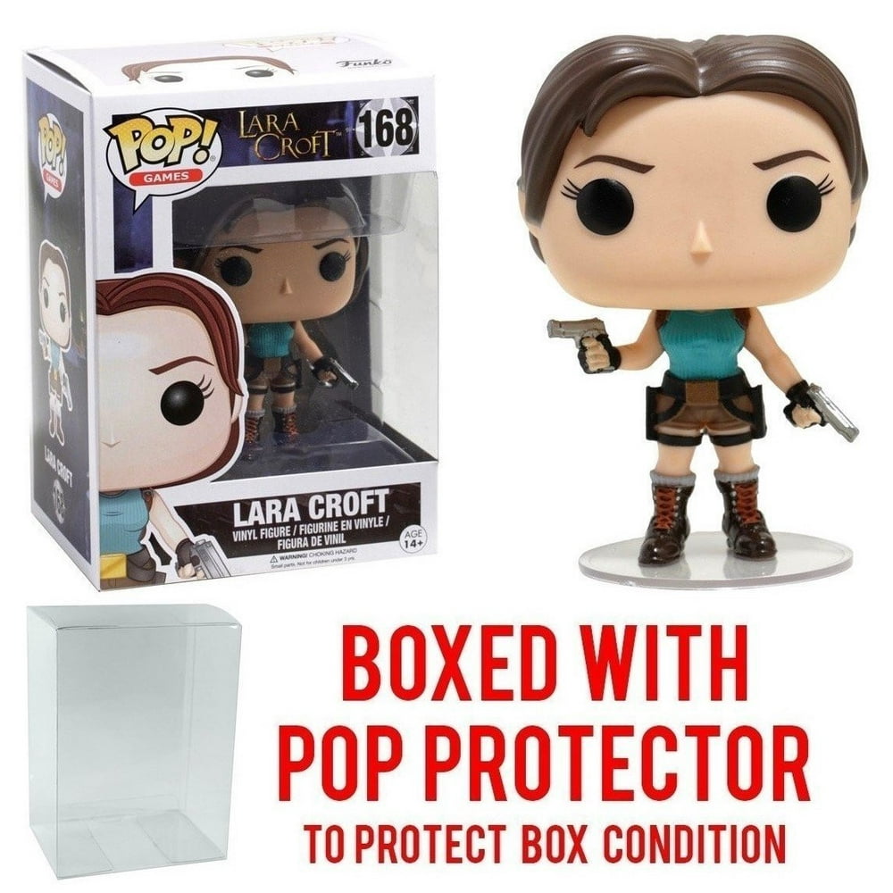 Funko Pop! Games: Tomb Raider Lara Croft Vinyl Figure (Bundled with Pop BOX PROTECTOR CASE