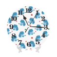 thumbnail image 7 of Kdxio Clock number Print Wall Clock,10 Inch Battery Operated Wall Clocks,Silent Non Ticking Small Analog Clock for Living Room,Office,Home,Bedroom,Kitchen,Bathroom, 7 of 7