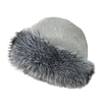 thumbnail image 3 of Sombrero de pescador de invierno, cálido, para pesca, trekking, viajes, actividades al aire libre, regalo de cumpleaños. gris, 3 of 10