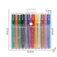 thumbnail image 3 of Rotuladores para uñas en 12 colores. Rotuladores finos de gel para manicura. Plumas de punta fina para pintar las uñas. 12 ml, 3 of 8