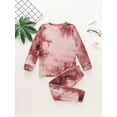 thumbnail image 3 of Luiryar Cool Kids Tie Die Pants Set Multi Color Long Sleeve Tops Pants, 3 of 9
