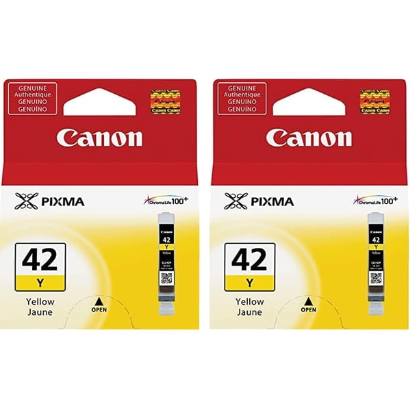 Cartucho de tinta Canon CLI-42 Y amarillo (paquete de 2)