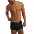 thumbnail image 4 of 6-Pack Men's Cotton Classic Boxer Trunks, Black, 3XL, 4 of 4