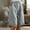 Shorts for Women Summer-Gray, variant on Guieoi Shorts for Women Plus Size Cotton-Linen Striped Patchwork Cropped Shorts - Casual Shorts Navy 0 XXXL