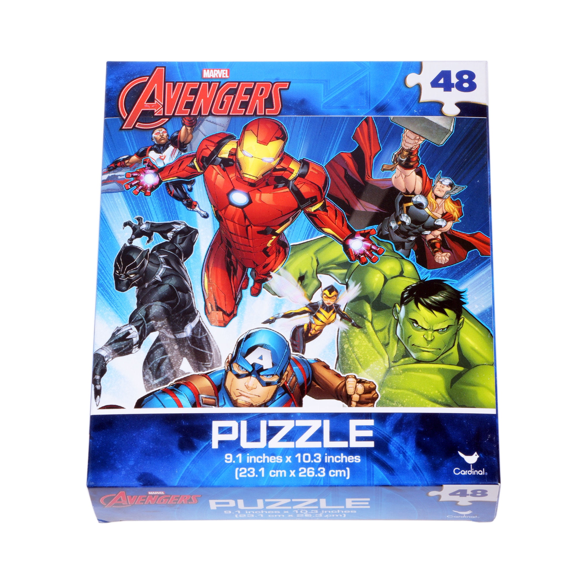 50 Piece Puzzle Tins Avengers Endgame & Spiderman BONUS Age 6+ 2 Marvel Set Of