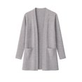 thumbnail image 2 of JWD Women's Cardigan Open Front Lightweight Cardigan Long Sleeve Sweater Cardigans with Pockets Light Gray XL, 2 of 7