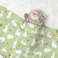 thumbnail image 2 of Yiaed Rabbit And Carrot (2) Print Dog Blankets-Cat Blanket Washable for Couch Protection,Puppy Blanket, Soft Plush Reversible Throw Furniture Protector-Small, 2 of 8