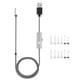 thumbnail image 1 of Endoscopio de limpieza de oídos JAAS USB Visual HD Plata y Oro Negro, 1 of 5