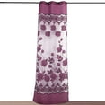 thumbnail image 2 of LELINTA 2 Panels Window Curtain Floral Sheers Voile Drapes for Living Room Bedroom Kitchen Home Decor, Set of 2, 1x2.5m, 2 of 5
