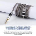 thumbnail image 3 of Cable IEM Linsoul Tripowin Zonie de 16 núcleos chapado en plata, 1,25 m, 3 of 8