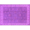 thumbnail image 1 of Ahgly Company Indoor Rectangle Oriental Purple Traditional Area Rugs, 2' x 5', 1 of 4