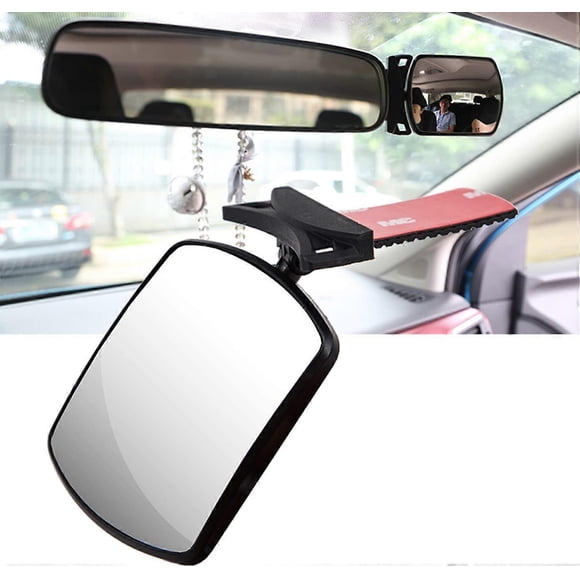 Baby Car, Unbreakable Baby Car Rearview Mirror, Baby Monitoring Mirror with 360° Rotation, 8*6cm