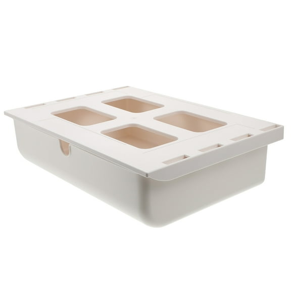 Desk Storage Box Drawer Pen Hidden Stationery Table Case Sundries Pencil Self Adhesive Holder Bottom Out