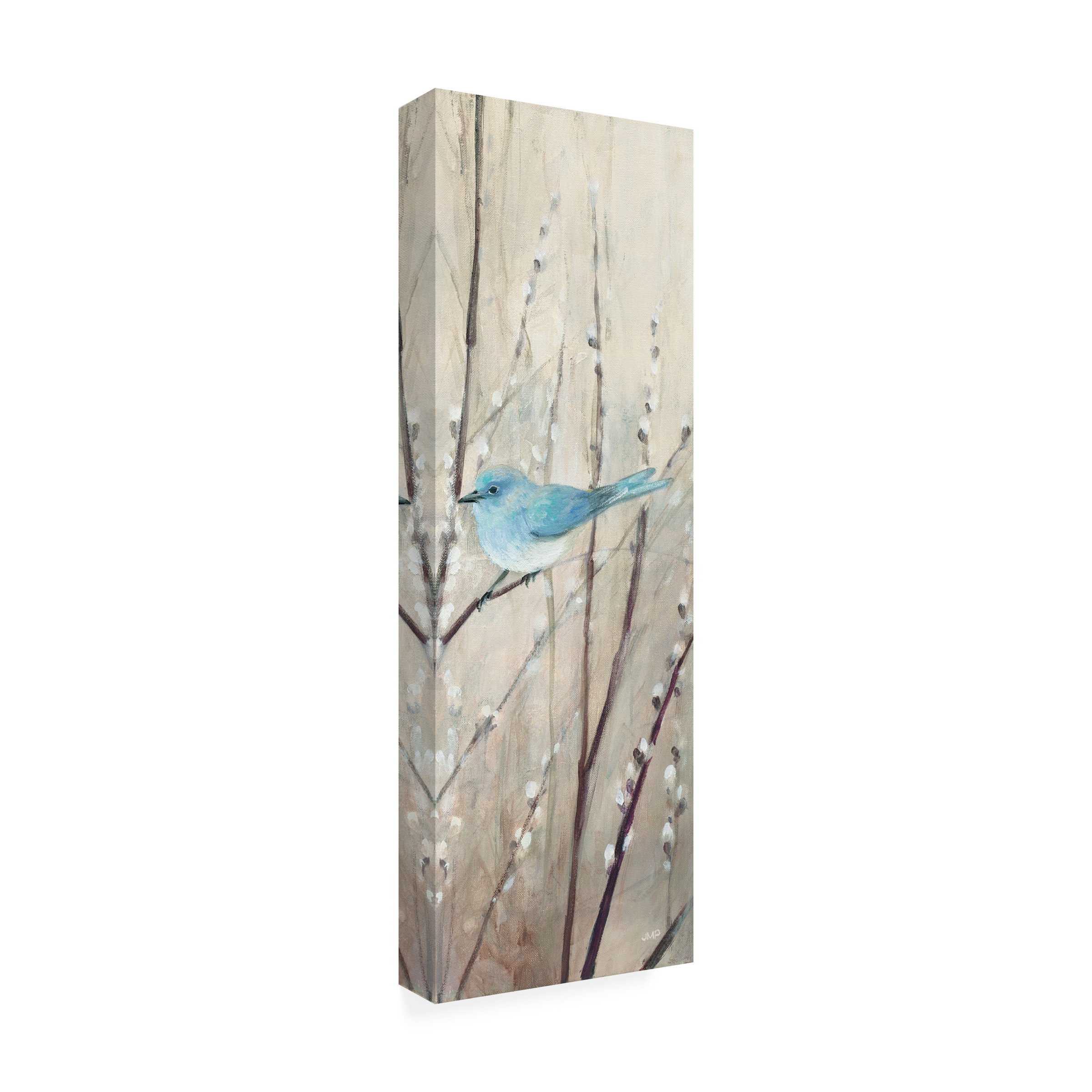 Trademark Fine Art 'Pretty Birds Neutral III' Canvas Art by Julia Purinton