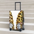 thumbnail image 4 of Cauagu Leopard Gnomes Print Travel Luggage Cover,Travel Dust-proof Suitcase Cover Softside Suitcase Protector for 18-32inch,Not Included Suitcase, 4 of 8
