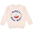 thumbnail image 2 of Inktastic Daddy's First Mate Toddler Sweatshirt, 2 of 4