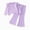 G318-Purple, variant on HFHAPW Toddler Girl Clothes Graphic Sweatshirt Flared Pants 2Pcs Fall Outfits for Little Girls Clothing Set,7 Y
