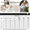 thumbnail image 3 of Avidlove Nursing Pajamas Set for Women Striped Knit Maternity Lounge Set Thermal Underwear Sets Fall & Winter Maternity Wear Long Sleeve Top & Pants for Pregnant, 3 of 7