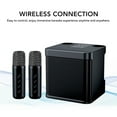thumbnail image 3 of Mini Karaoke Machine,  Karaoke Speakers Portable Black Easy To Control Powerful Subwoofer Wide Application  for Party for Camping, 3 of 7