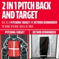 thumbnail image 3 of Franklin Sports MLB Pro Catcher Baseball Pitchback Rebounder Net, 61 x 44 in, 3 of 12