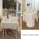 thumbnail image 5 of Manteles de encaje Beige con borlas, cubierta de mesa de algodón Vintage de ganchillo lavable para decoración de banquete de boda y cena, 5 of 5