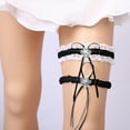 thumbnail image 4 of Bridal Throw Lace Garter For Bachelorette Party Weddings Women Elastic Leg Ring, 4 of 6