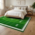 thumbnail image 3 of ODIKA Football Field Door Theme Gridiron Bold Numbered Markers Doormat Non-Slip Chair-Friendly Floor for Dining Room, Under Table, Office, 3 of 7