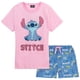 thumbnail image 1 of Pijama Disney Stitch, ropa de dormir de 2 piezas para niñas de 7 a 14 años, 1 of 6