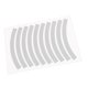 thumbnail image 4 of Calcomanías Reflectantes de Bicicleta de Equilibrio para Ni?os Calcomanías Adhesivas de Rueda de Llanta de Bicicleta para Ni?os Decoración para Llantas de Bicicleta(13*12*1cm-Blanco plateado) Amonsee No, 4 of 6