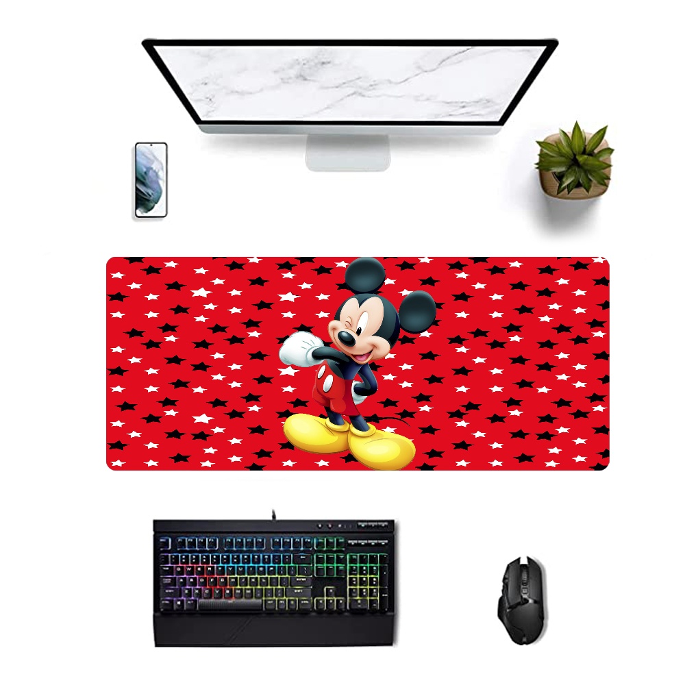Mickey Minnie New Extended Gaming Mouse Pad Large Size Desk Keyboard