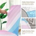 thumbnail image 5 of Yayeee 2 Pack Dining Chair Covers Stretch Parson Chairs Slipcovers Seat Protector, Pink Gradient, 5 of 6