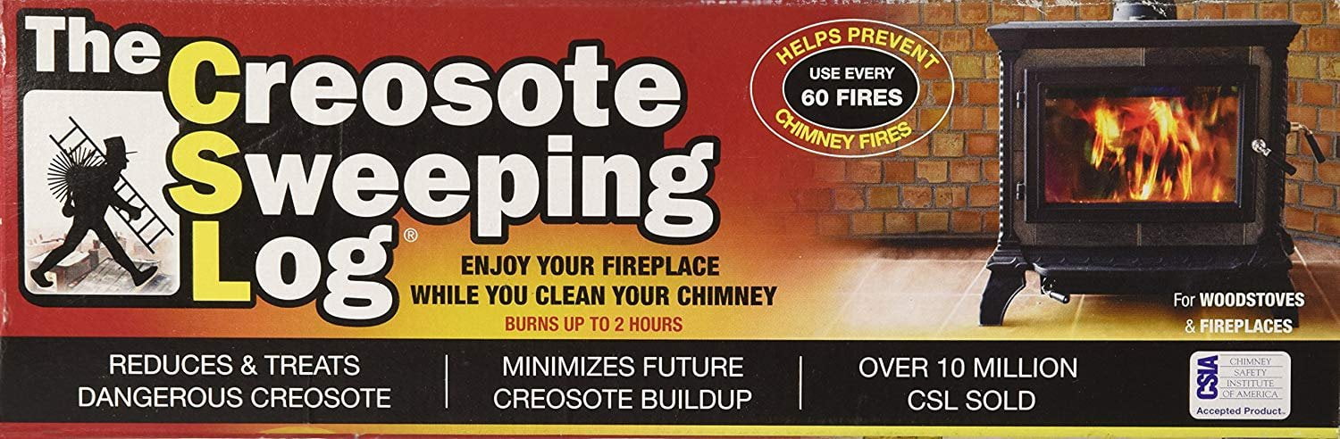 NEW Three 3 Creosote Sweeping Log for Fireplaces & Wood Stoves FREE SHIPPING 