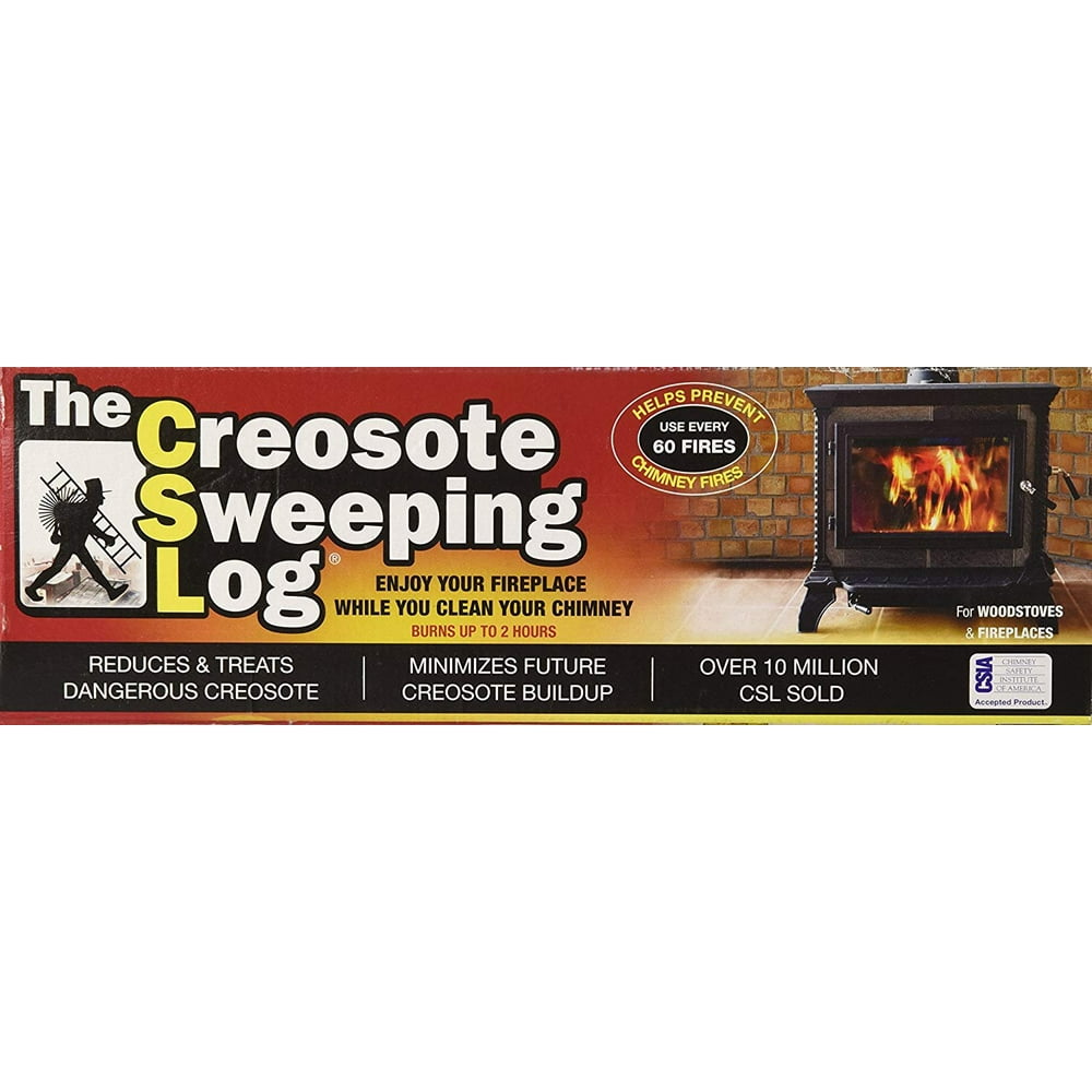 CSL Creosote Sweeping Log, 1 Each