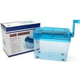 thumbnail image 4 of Amdohai AJDOLL Manual Paper Shredder, Mini Paper Cutting Machine, Clear & Blue, 4 of 6