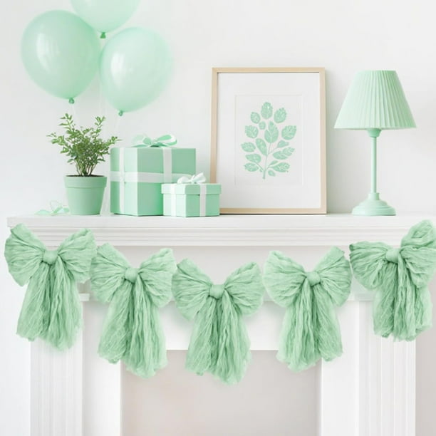 Lazos de poliéster, decoraciones de cumpleaños, grandes lazos, decoraciones temáticas para fiestas navideñas, fiestas infantiles, decoración del hogar, artículos esenciales para acampar, decoración de